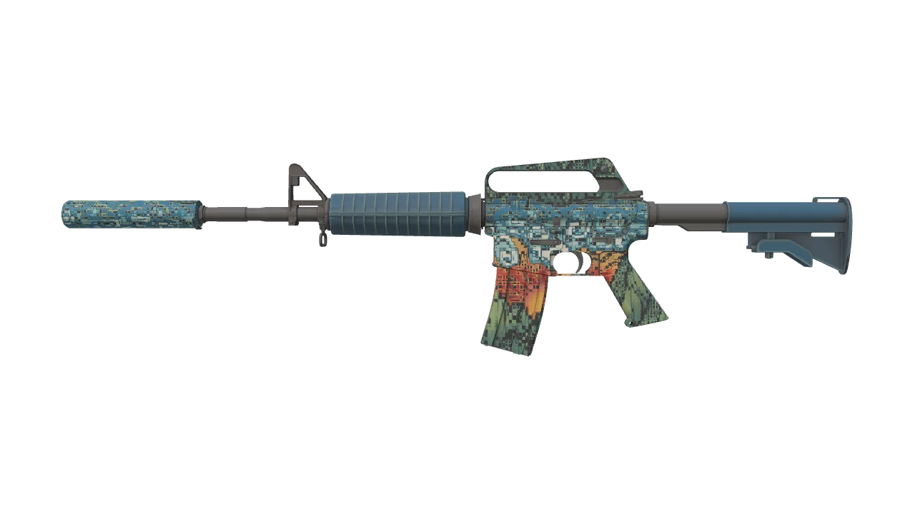 M4A1-S | Solitude seed #890, front