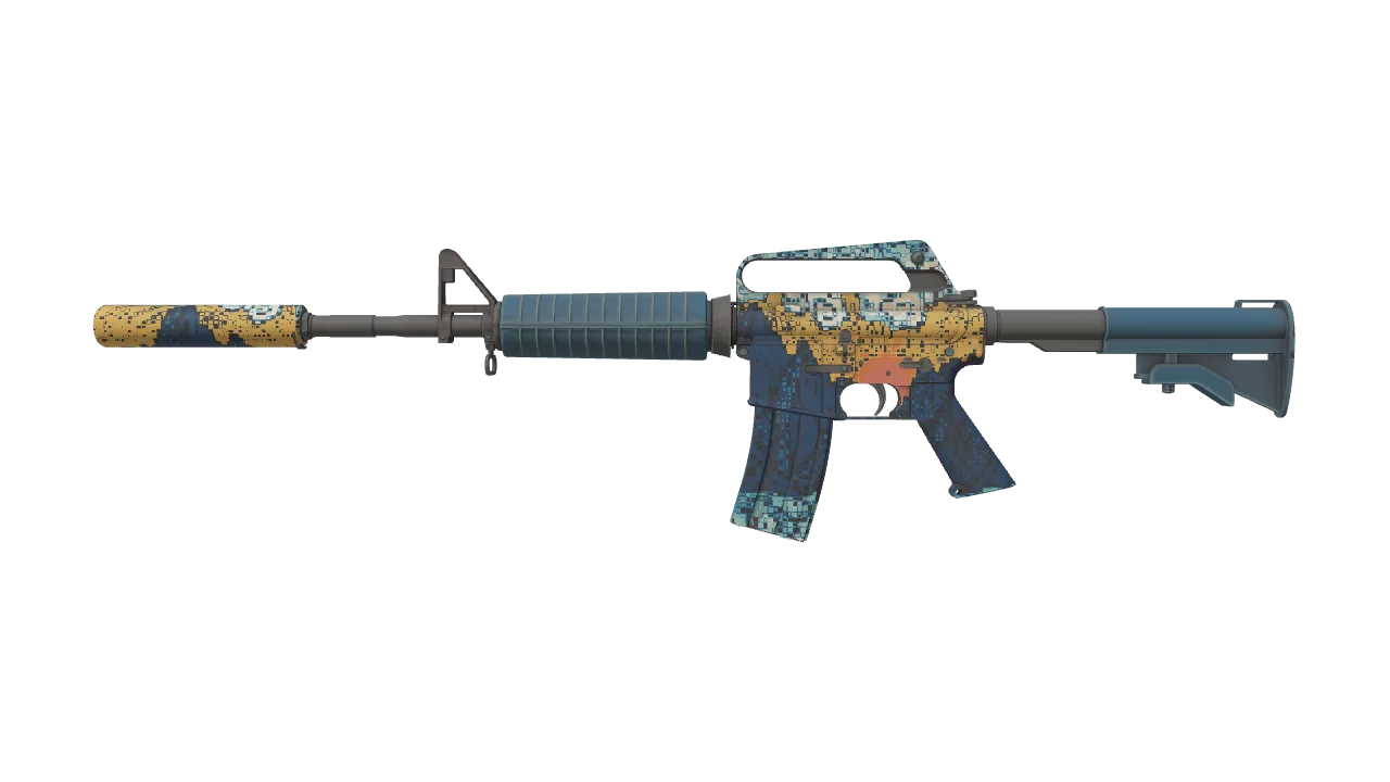 M4A1-S | Solitude seed #891, front