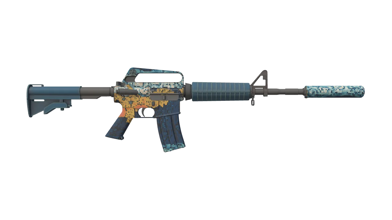 M4A1-S | Solitude seed #893, back
