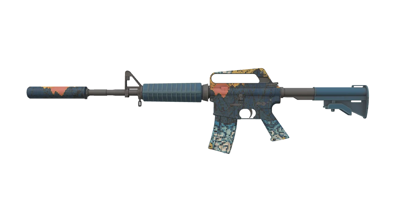 M4A1-S | Solitude seed #894, front