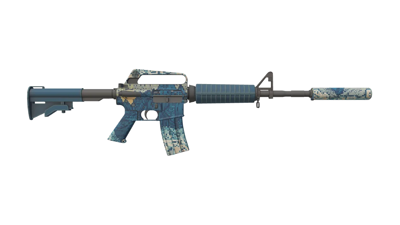 M4A1-S | Solitude seed #895, back