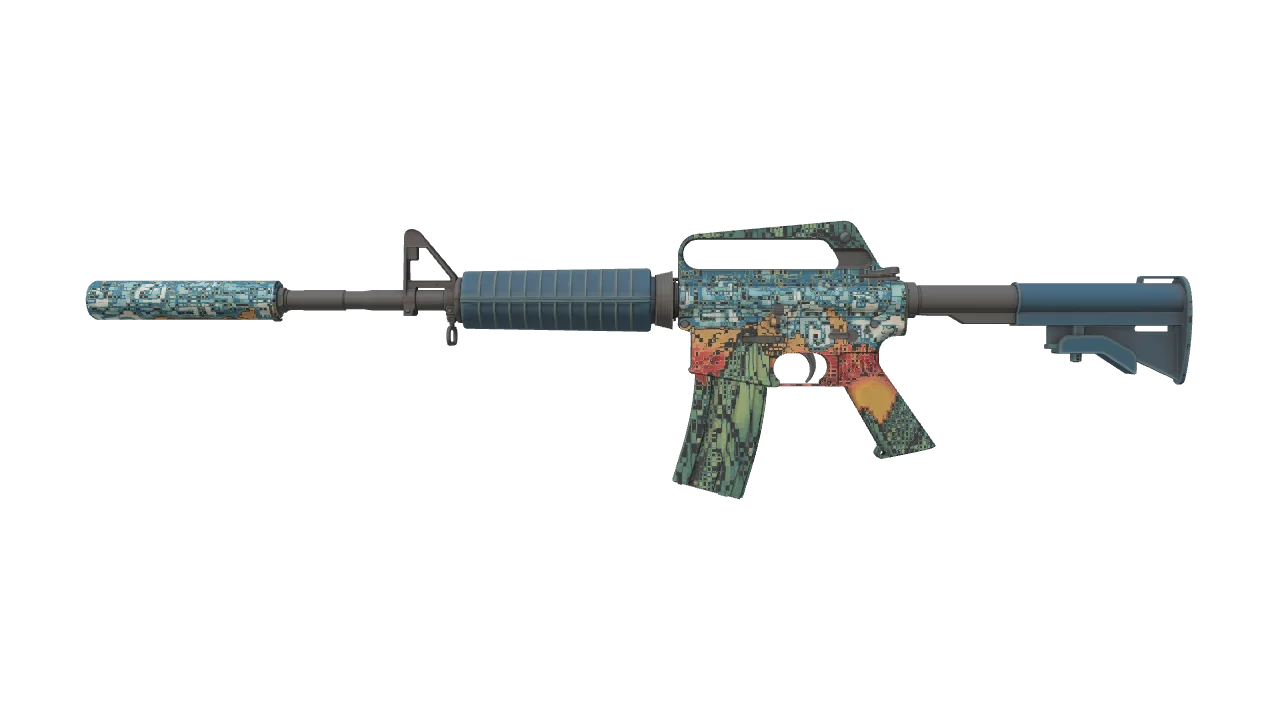 M4A1-S | Solitude seed #897, front