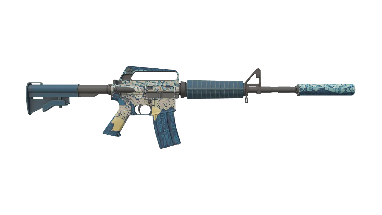 M4A1-S | Solitude seed #898, back
