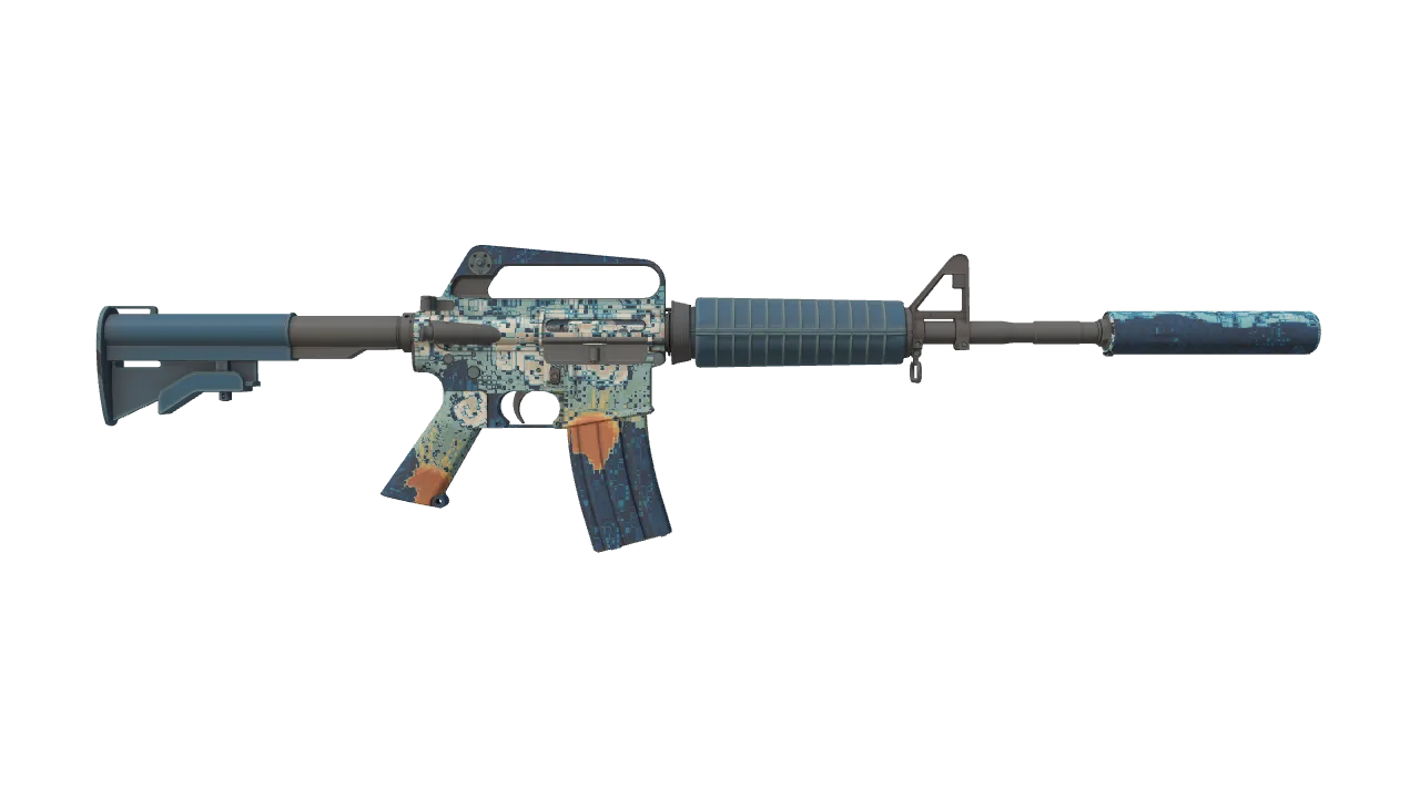 M4A1-S | Solitude seed #899, back