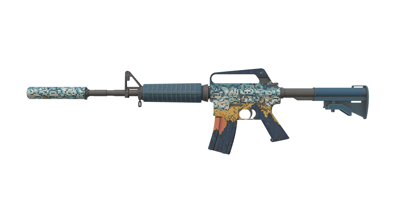 M4A1-S | Solitude seed #90, front