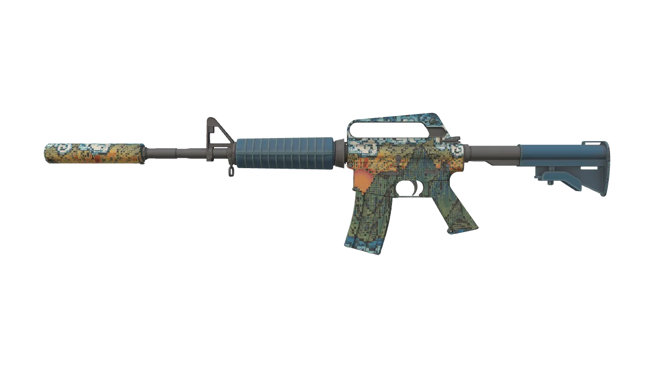 M4A1-S | Solitude seed #902, front