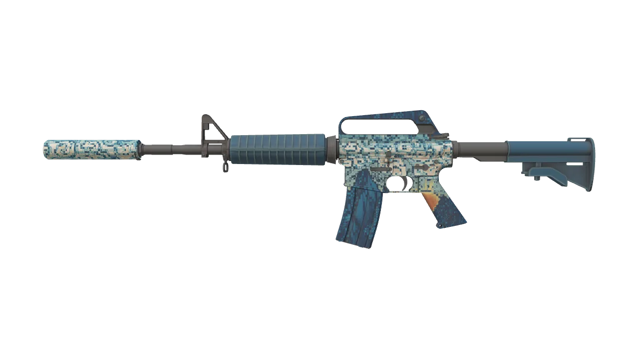 M4A1-S | Solitude seed #906, front