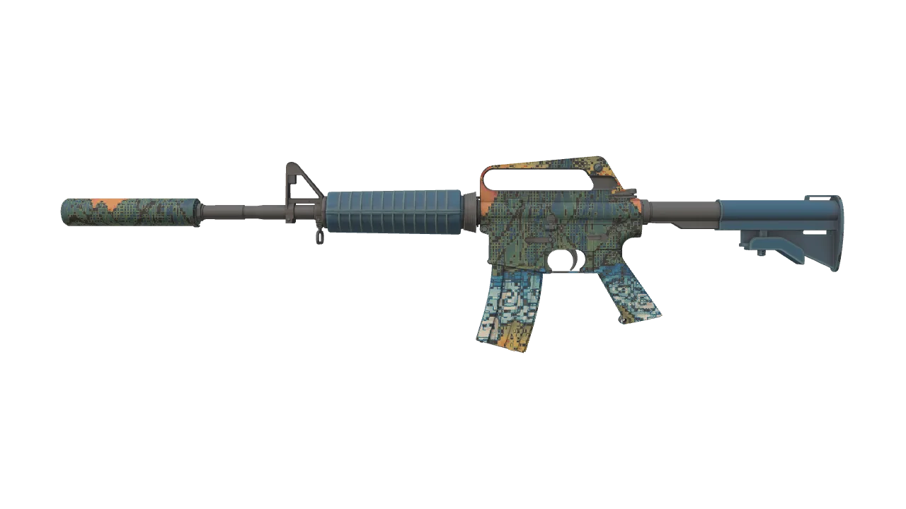 M4A1-S | Solitude seed #907, front