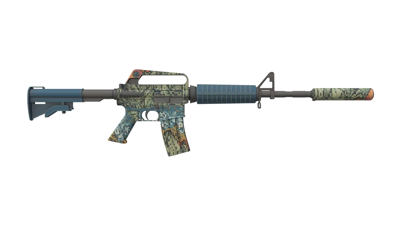 M4A1-S | Solitude seed #915, back