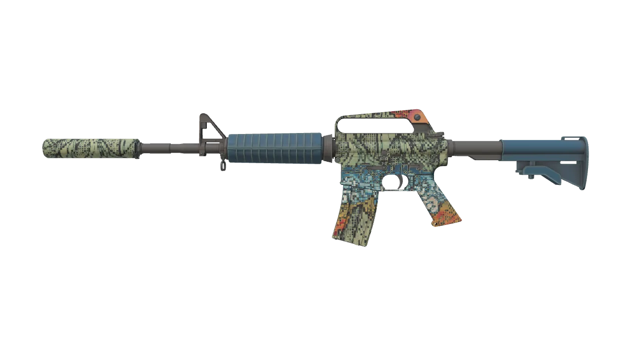 M4A1-S | Solitude seed #915, front