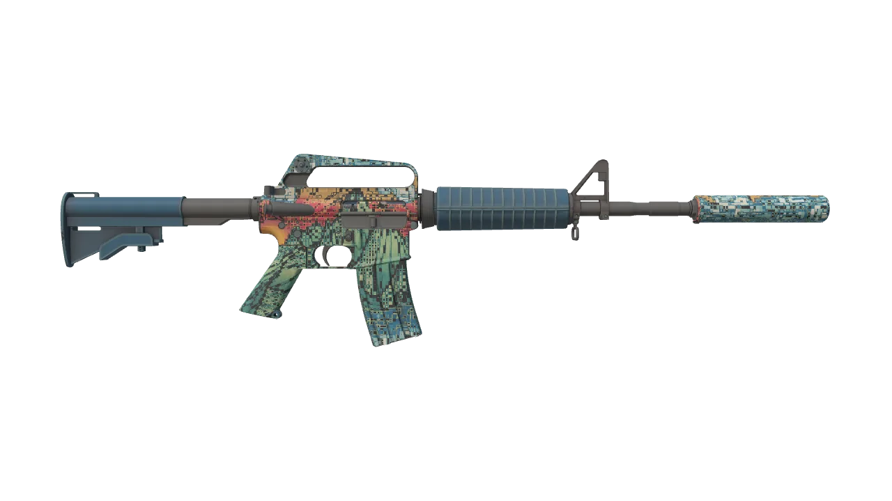 M4A1-S | Solitude seed #917, back