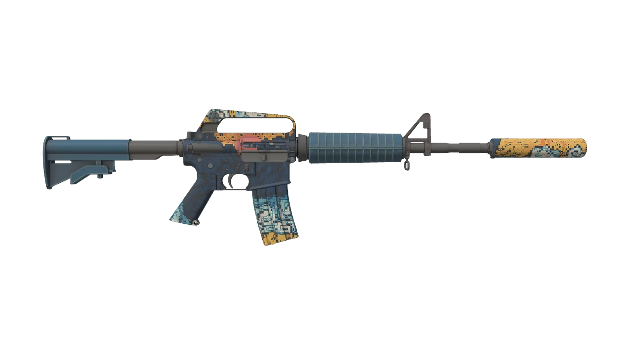 M4A1-S | Solitude seed #919, back