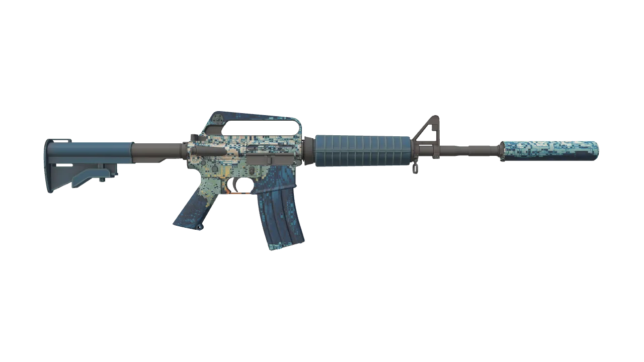 M4A1-S | Solitude seed #92, back
