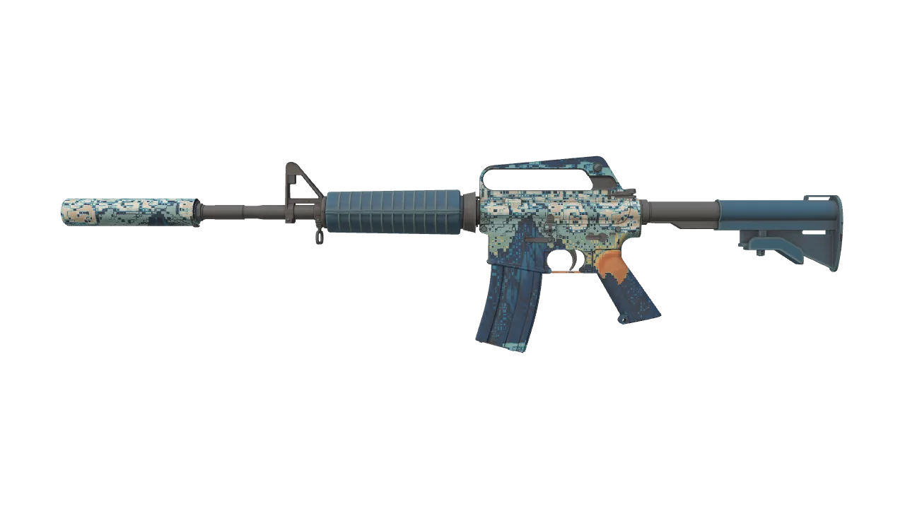 M4A1-S | Solitude seed #92, front