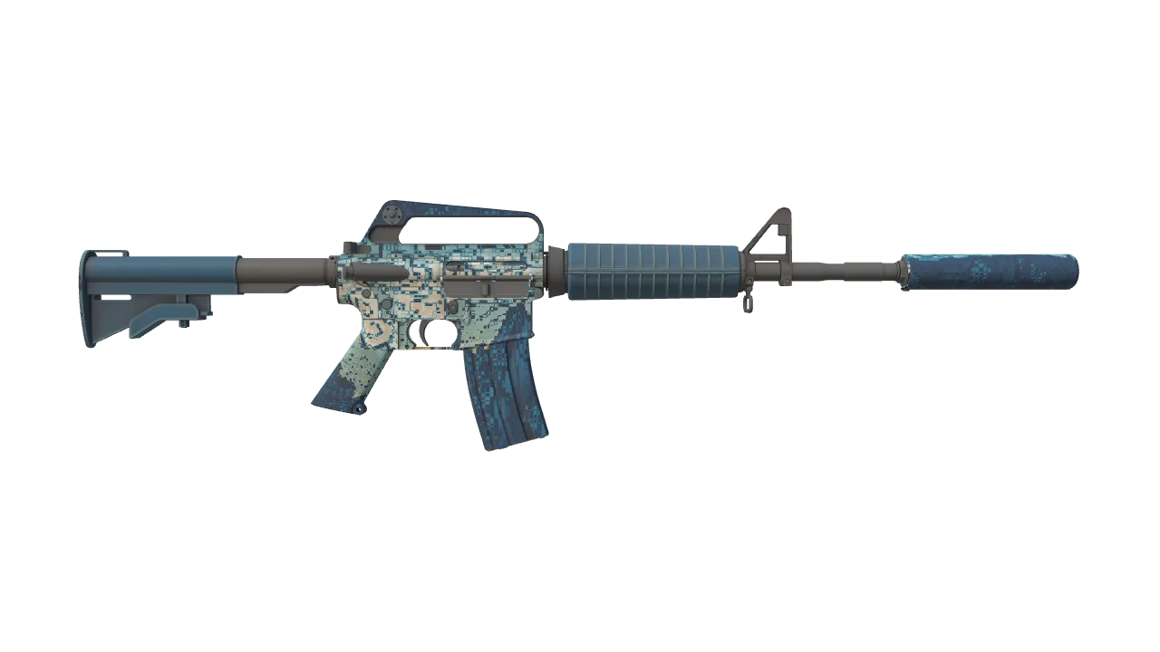 M4A1-S | Solitude seed #922, back