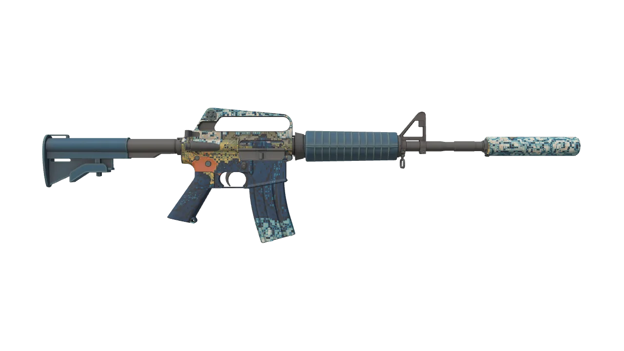 M4A1-S | Solitude seed #926, back