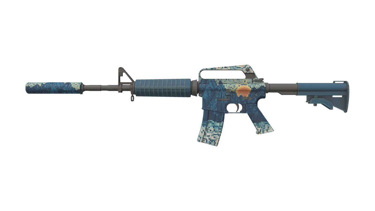 M4A1-S | Solitude seed #929, front