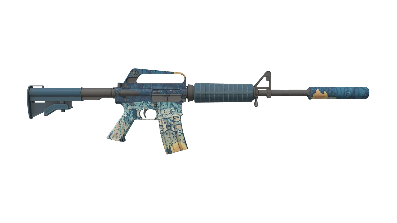 M4A1-S | Solitude seed #930, back