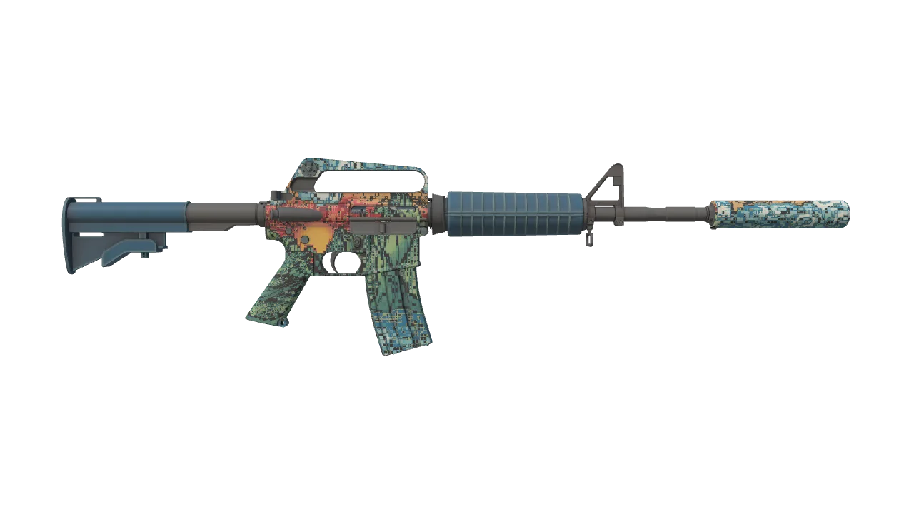 M4A1-S | Solitude seed #94, back