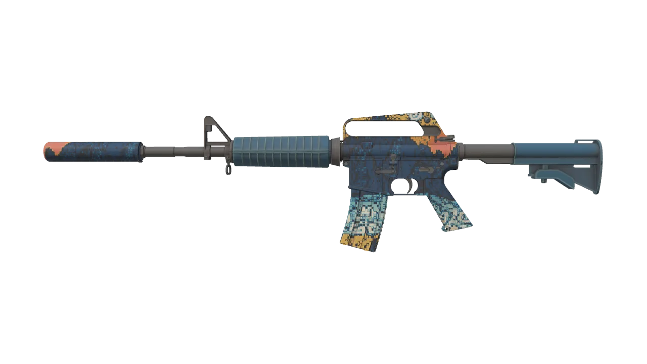 M4A1-S | Solitude seed #943, front