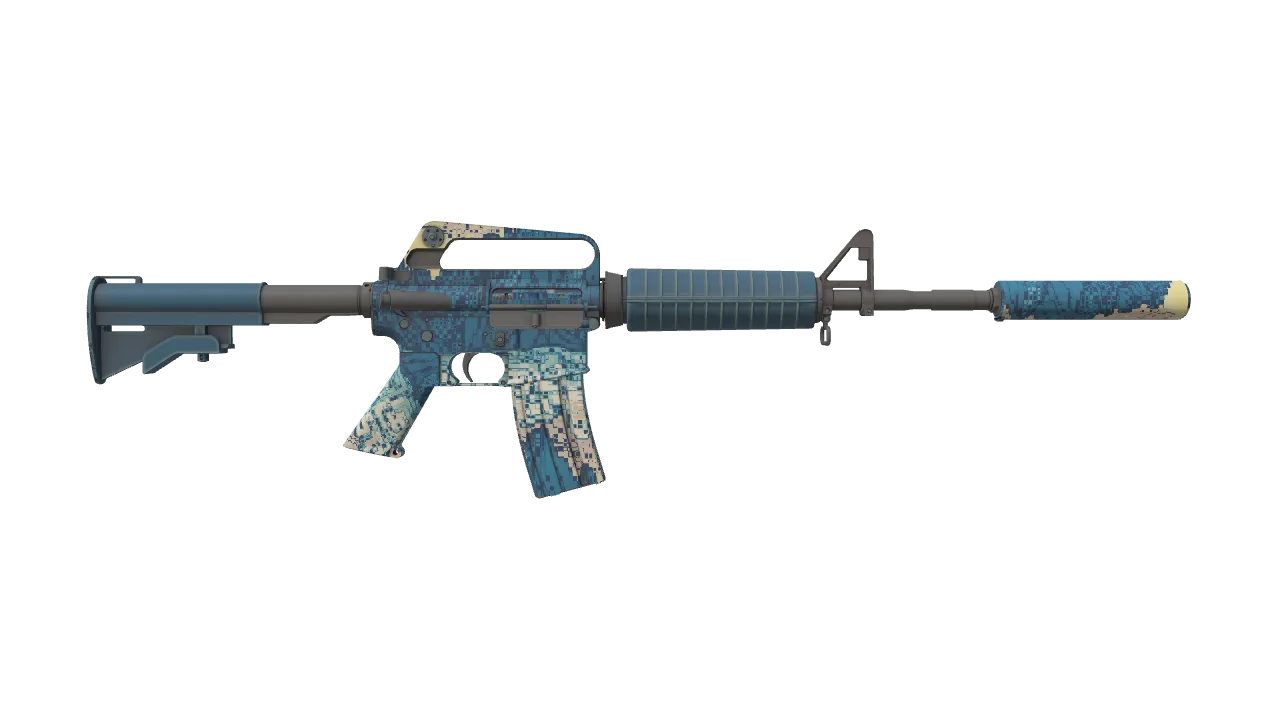 M4A1-S | Solitude seed #946, back