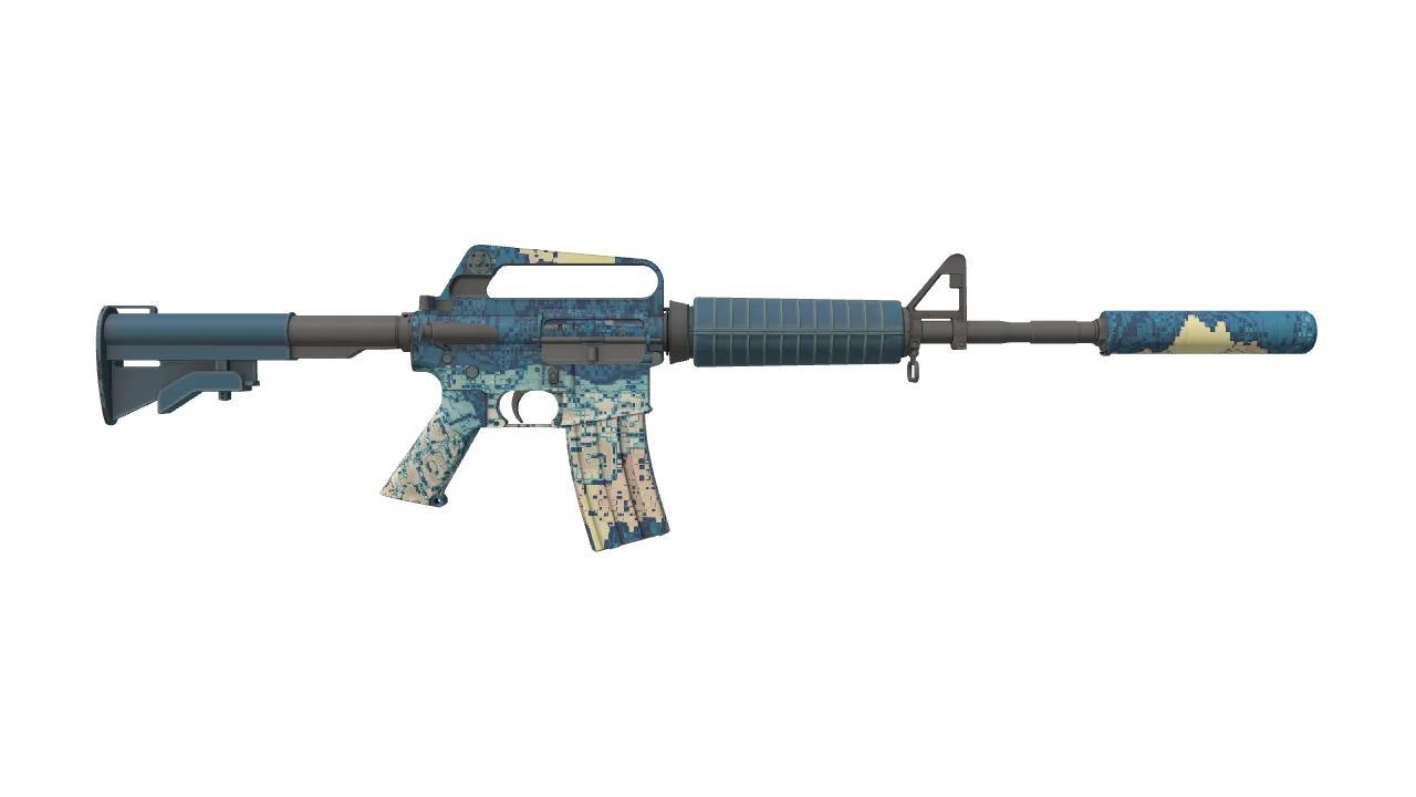 M4A1-S | Solitude seed #948, back