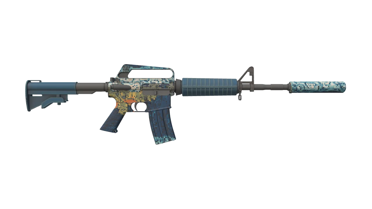 M4A1-S | Solitude seed #952, back