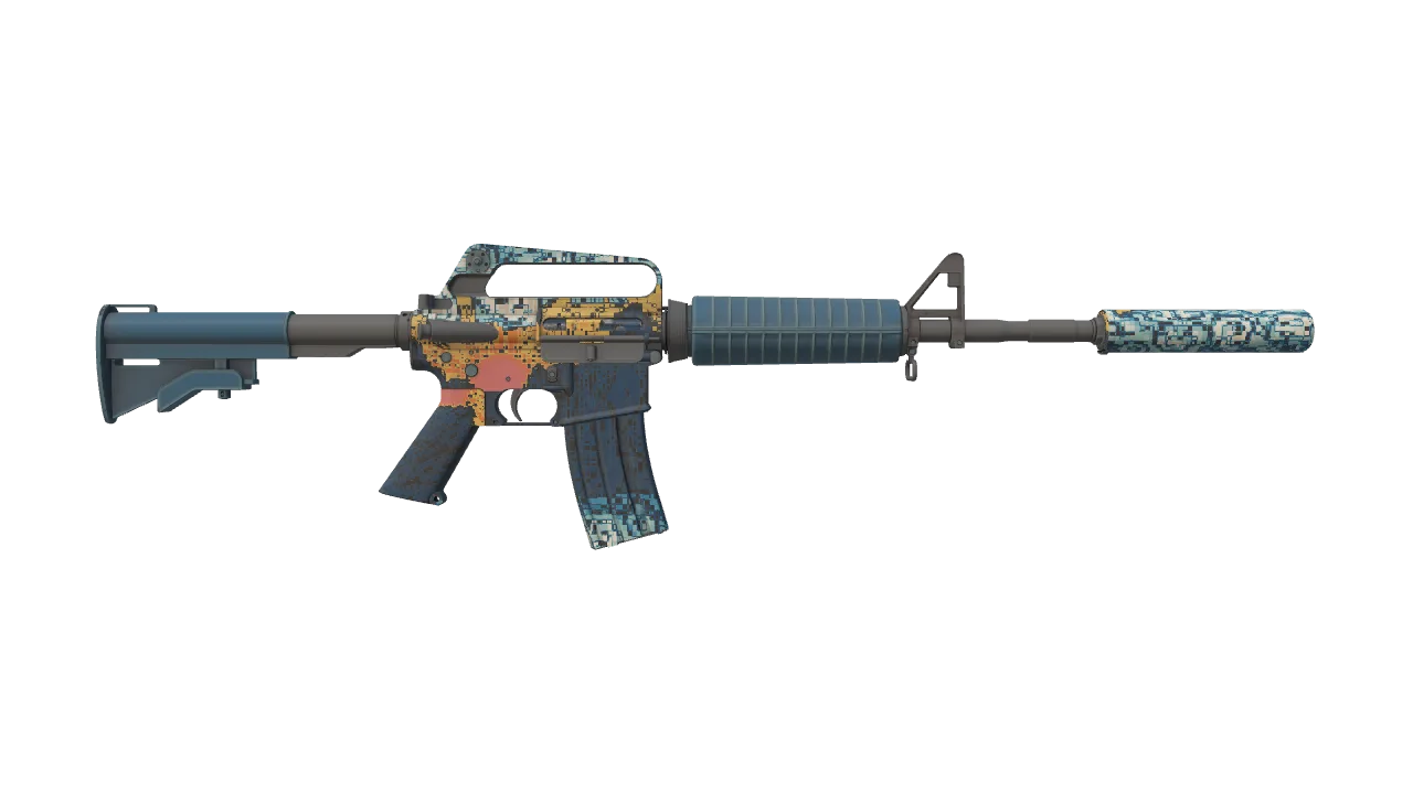 M4A1-S | Solitude seed #954, back