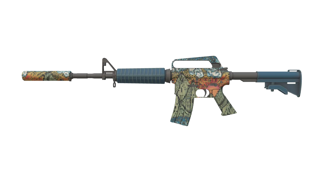 M4A1-S | Solitude seed #957, front
