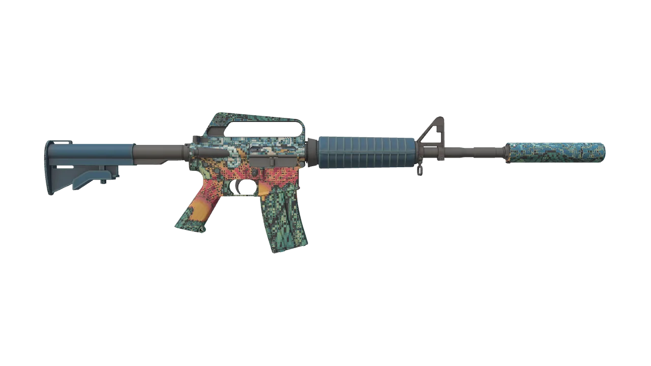 M4A1-S | Solitude seed #958, back