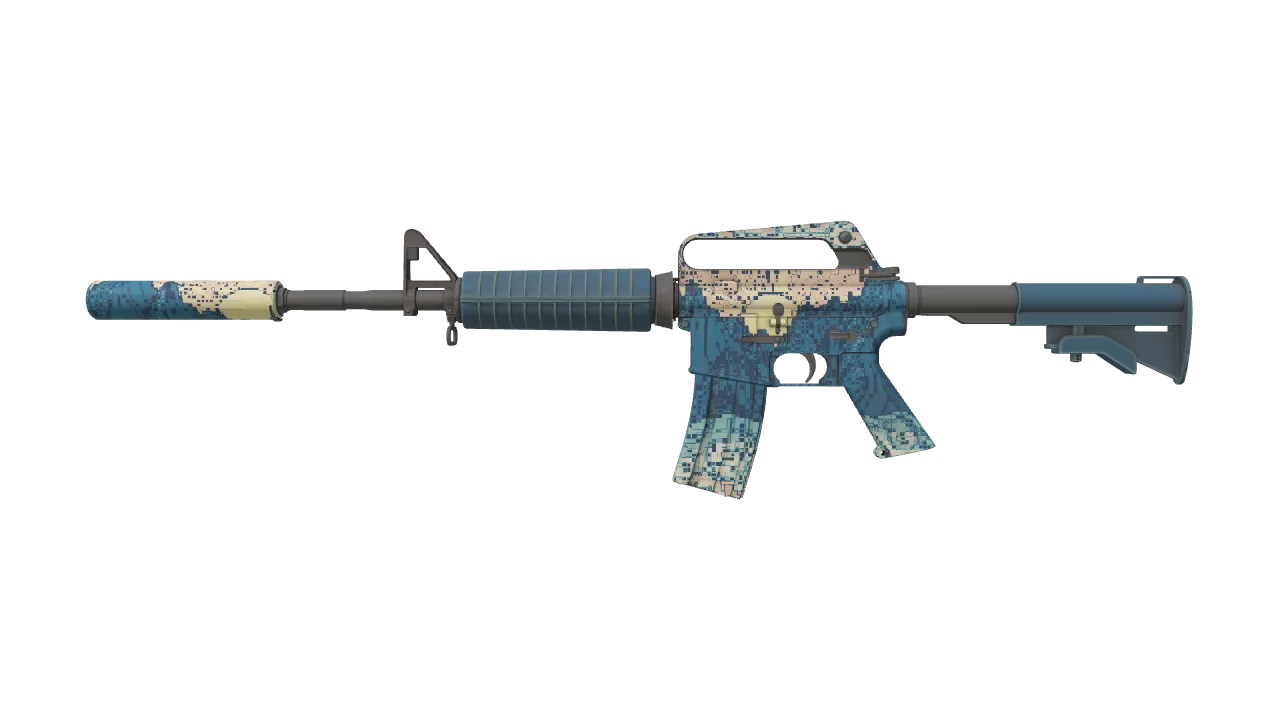M4A1-S | Solitude seed #96, front