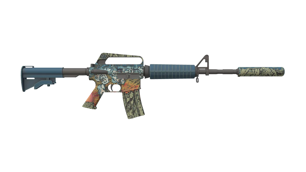 M4A1-S | Solitude seed #960, back
