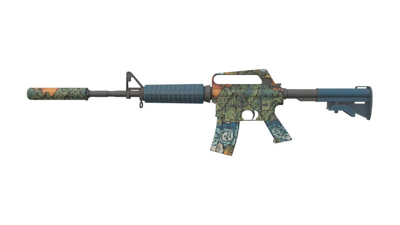 M4A1-S | Solitude seed #963, front