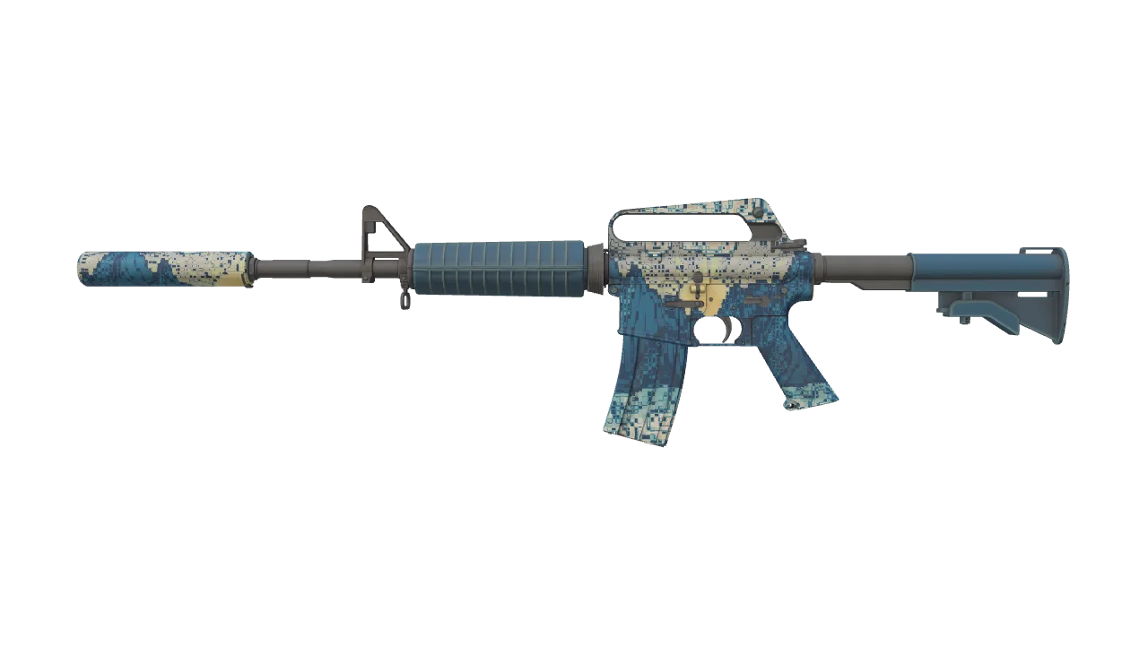 M4A1-S | Solitude seed #964, front
