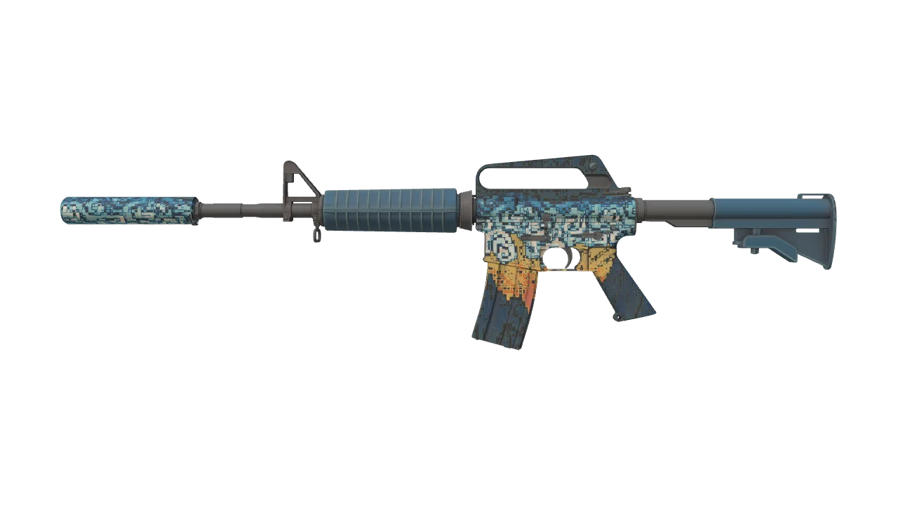 M4A1-S | Solitude seed #97, front