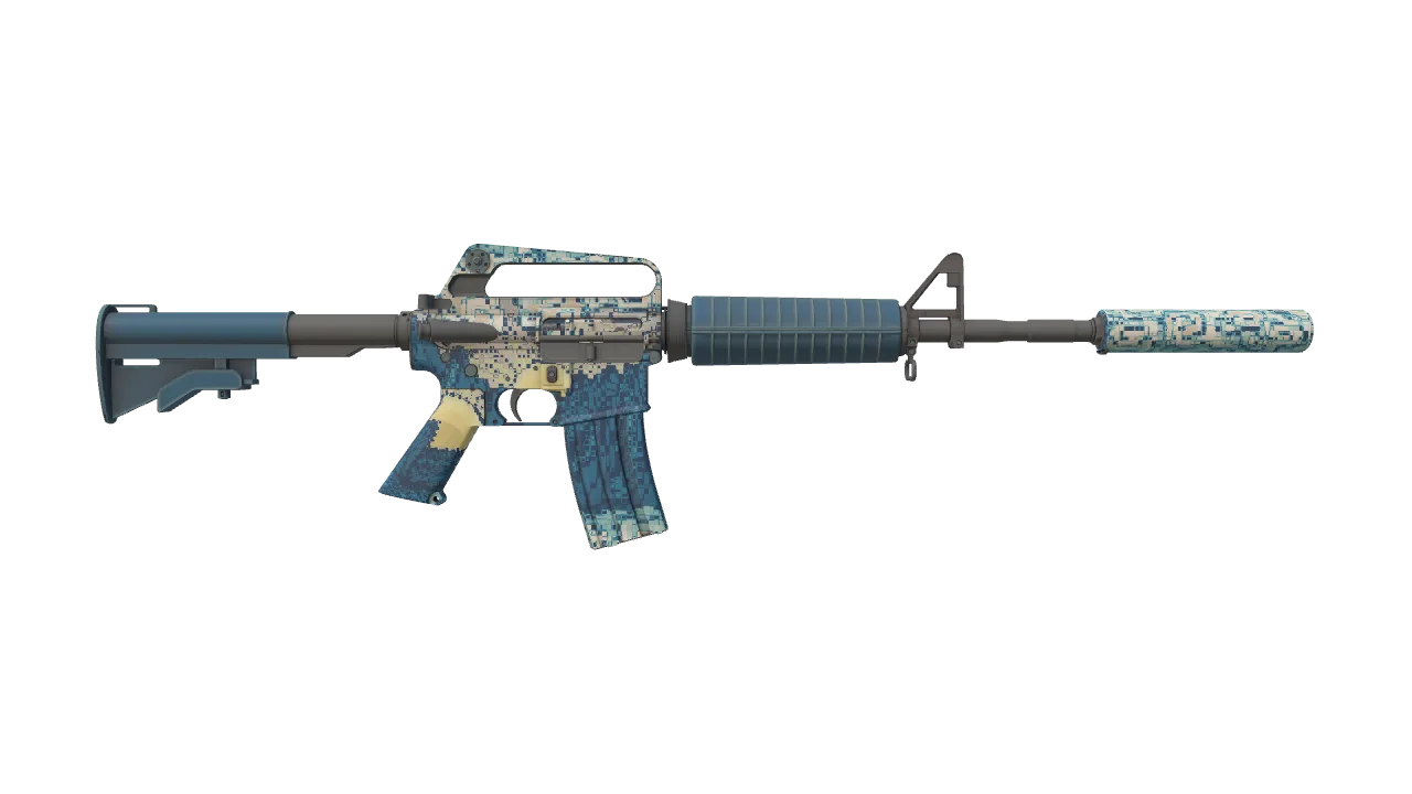 M4A1-S | Solitude seed #970, back