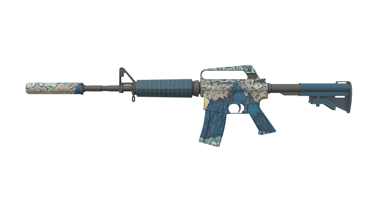 M4A1-S | Solitude seed #970, front
