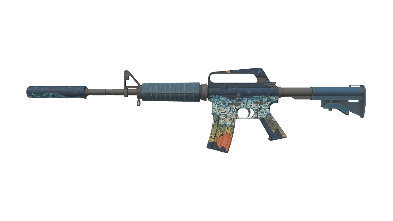 M4A1-S | Solitude seed #971, front
