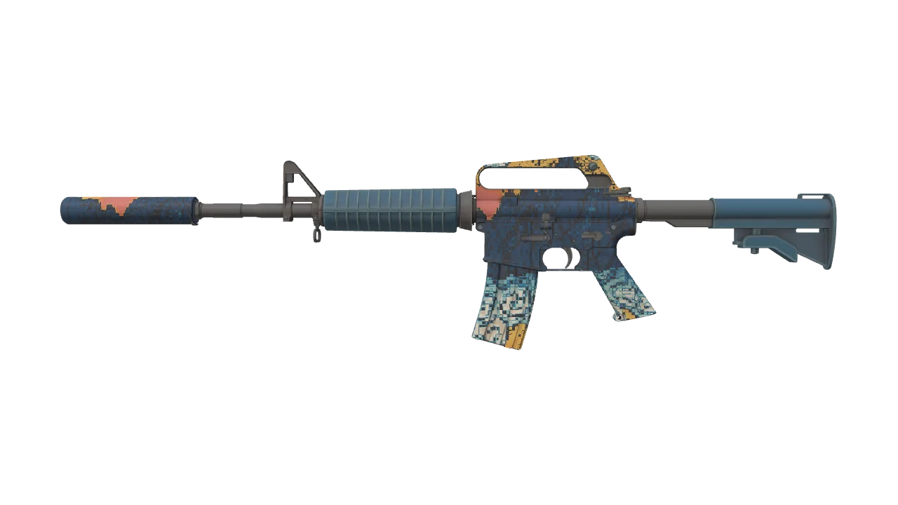 M4A1-S | Solitude seed #975, front