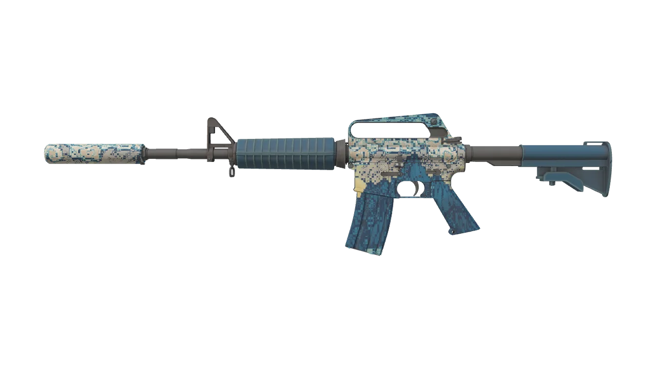 M4A1-S | Solitude seed #976, front