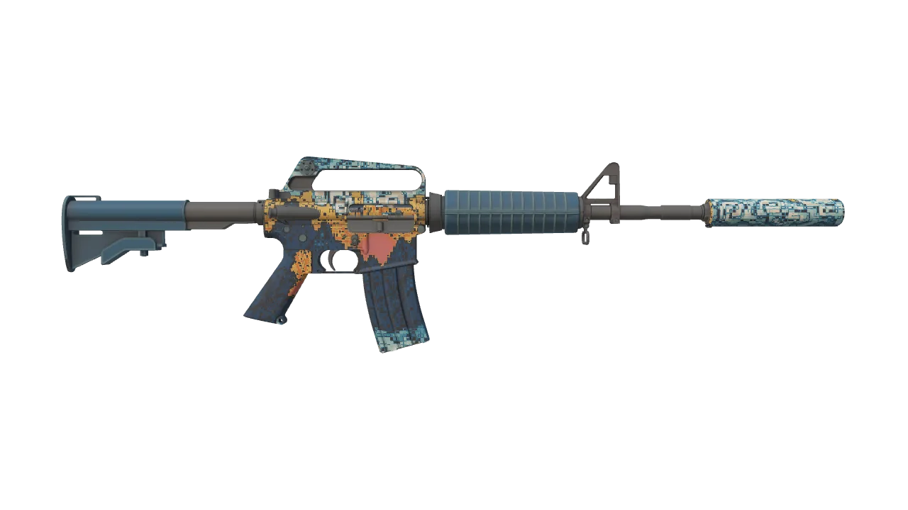 M4A1-S | Solitude seed #980, back