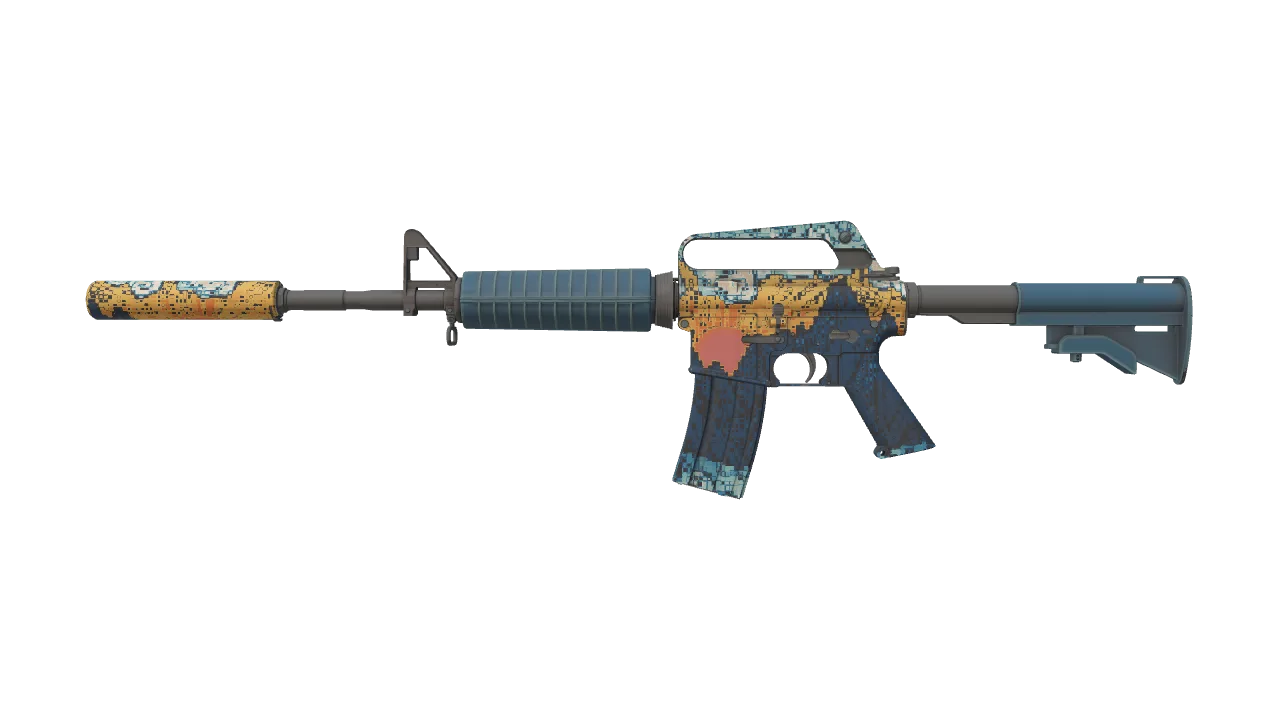 M4A1-S | Solitude seed #980, front