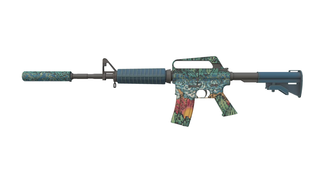 M4A1-S | Solitude seed #982, front