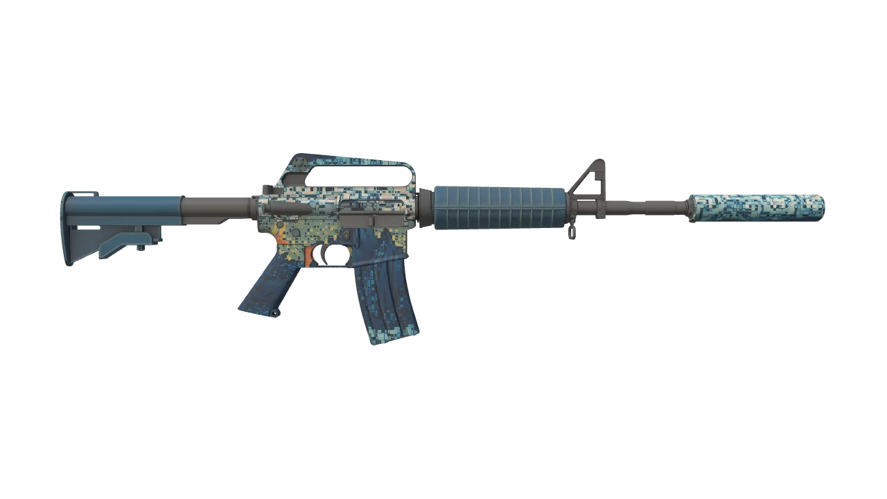 M4A1-S | Solitude seed #985, back