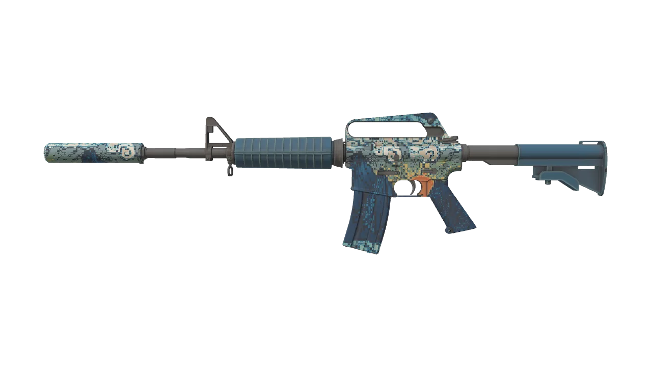 M4A1-S | Solitude seed #985, front