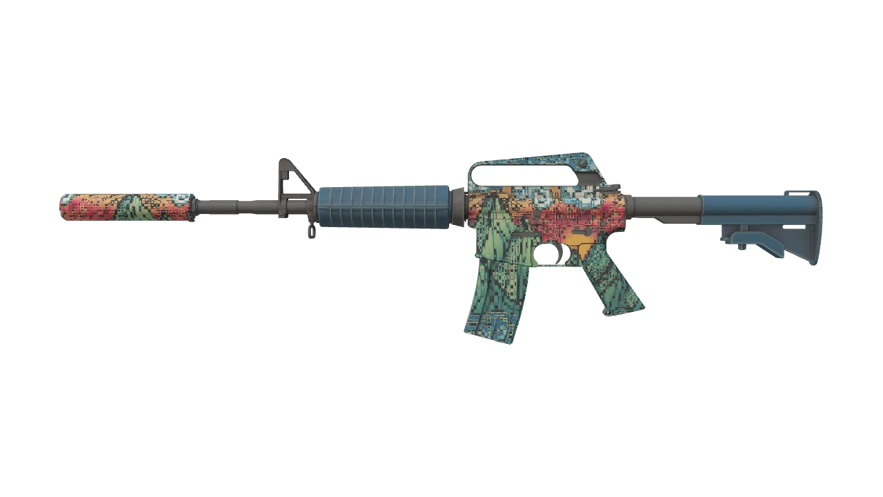 M4A1-S | Solitude seed #988, front
