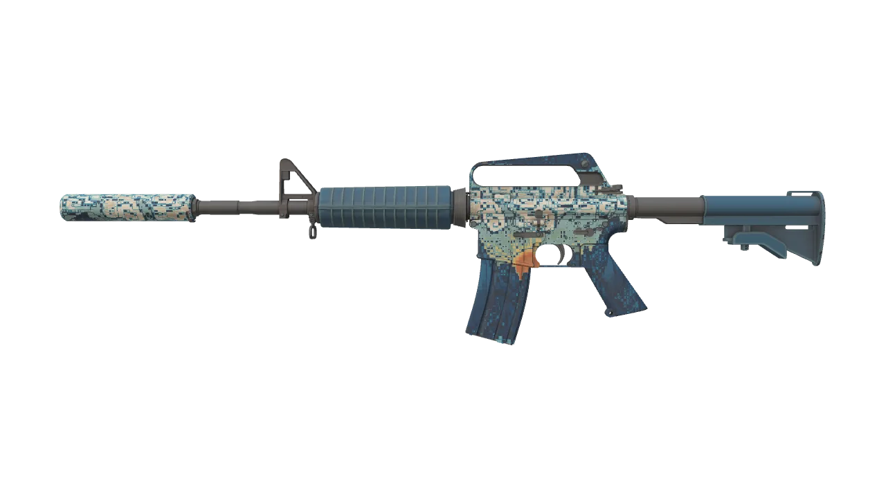 M4A1-S | Solitude seed #991, front