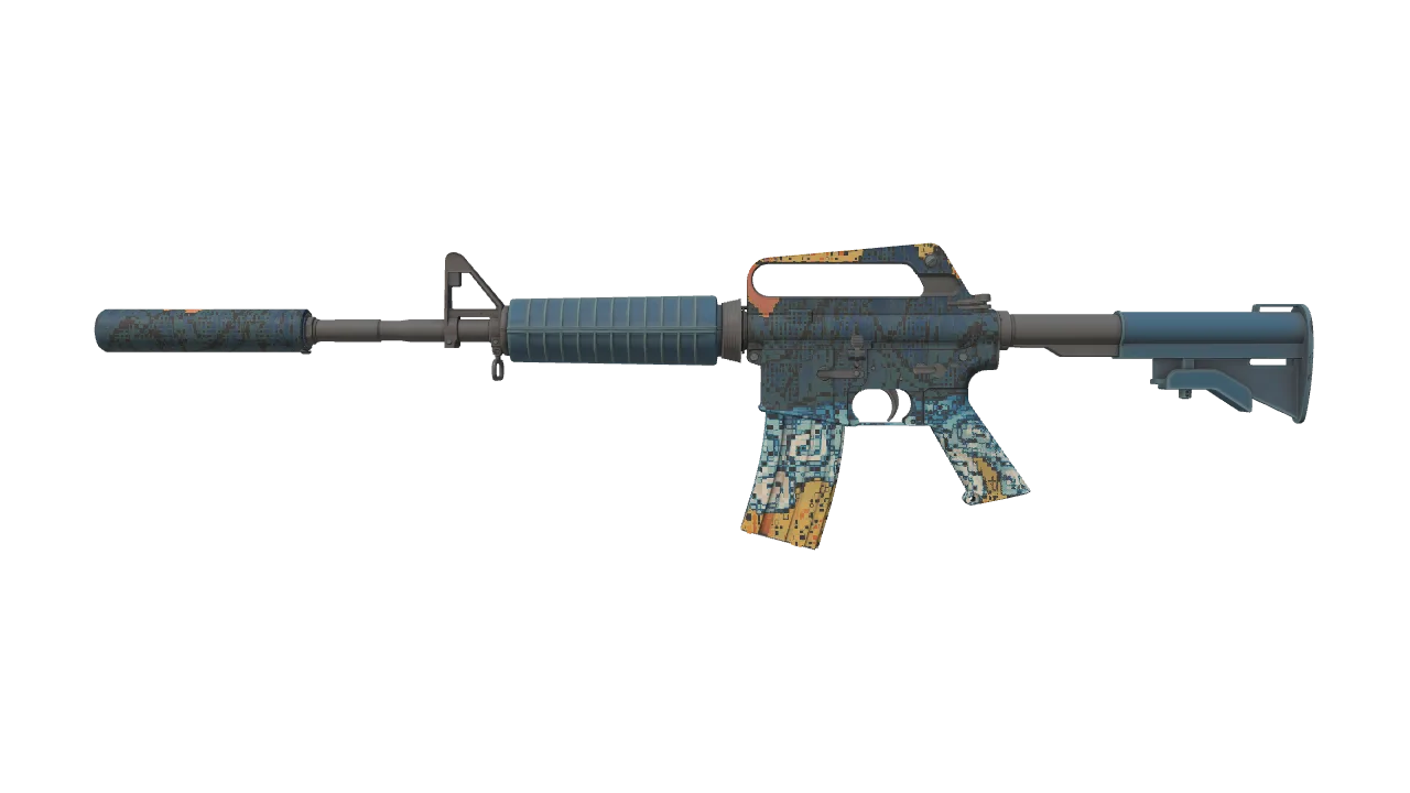 M4A1-S | Solitude seed #995, front