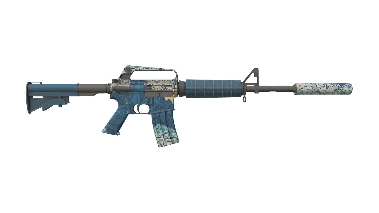 M4A1-S | Solitude seed #999, back