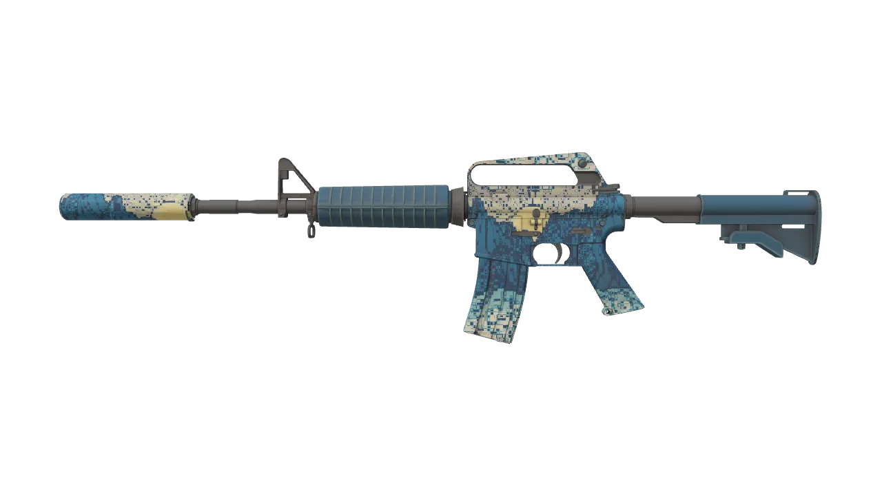 M4A1-S | Solitude seed #999, front
